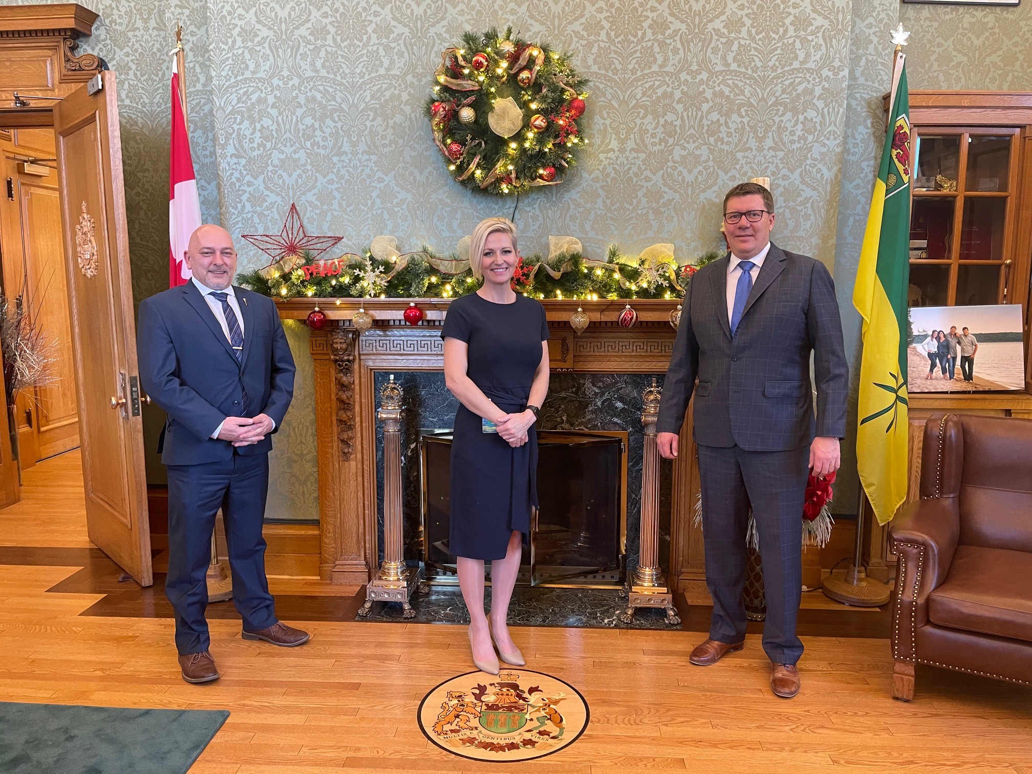 Visit by Martensville Councillor Jamie Martens to the Legislative Building in Regina